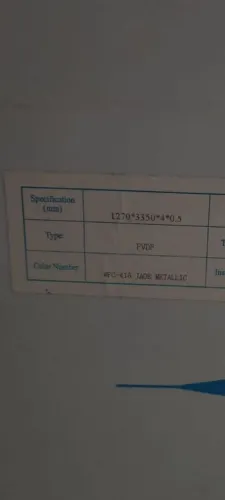 ACM 4mm, espessura da chapa de alumínio 0,5, verde metálico