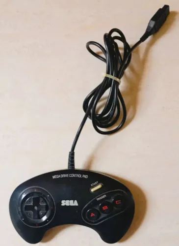 Controle de 3 botões original para Mega Drive