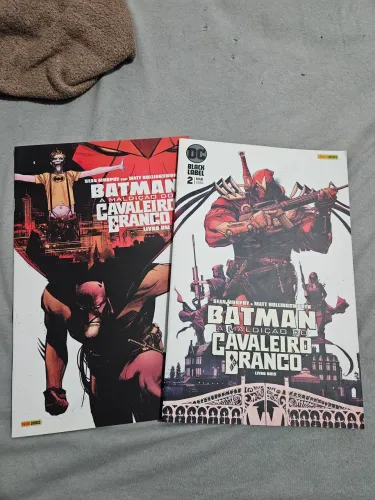 Batman a maldição do cavaleiro branco vol 1 e 2.