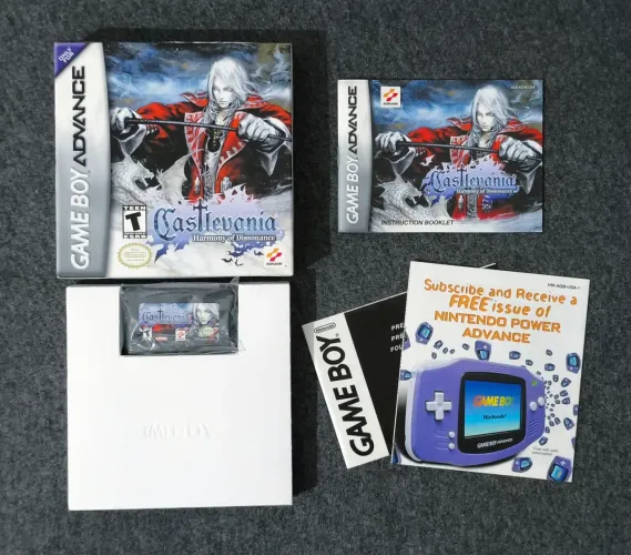 Castlevania Harmony of Dissonance Original Americano Cib Game Boy Advance GBA