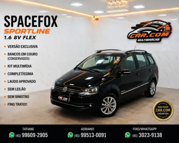 Volkswagen Spacefox Sportline/highline 1.6 T.flex 2012