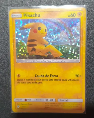 Carta Pikachu 6/12 2019