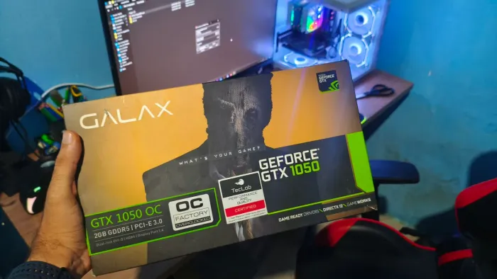 GTX 1050 O.C 2gb (usada)