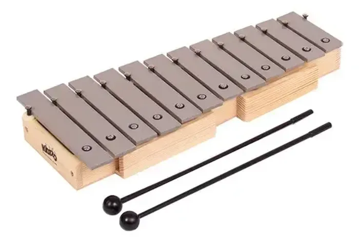 Metalofone Kidzzo Estilo Orff Sopranino Com 12 Teclas
