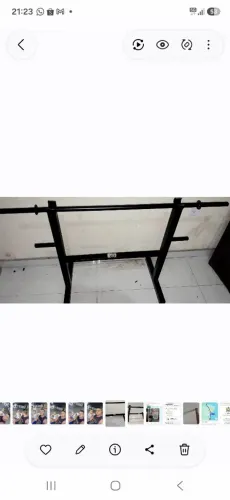 Kit Treino de Braço: Suporte para Rosca / Bíceps + Barra de 1,20m + Paraletas
