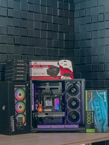 PC Gamer Ryzen 7 5800X, RTX 5060, 32GB RAM, NVMe 1TB, B550M, Fonte 700W