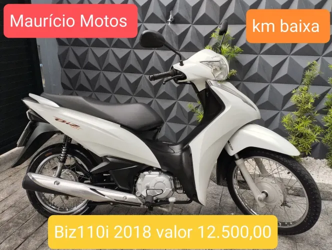 Honda Biz 110i 2018 km baixa top