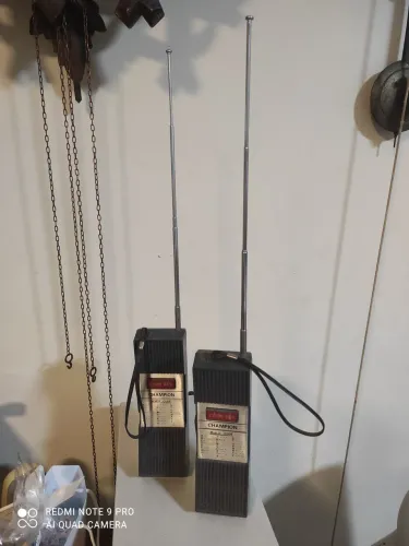 Walkie talkies,CHAMPION, brinquedo sem teste: