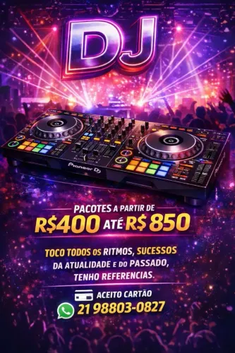 Aluga-se som ( Dj/telão ) ZAP * vagas aberta ac cartão Pix todos rutimos