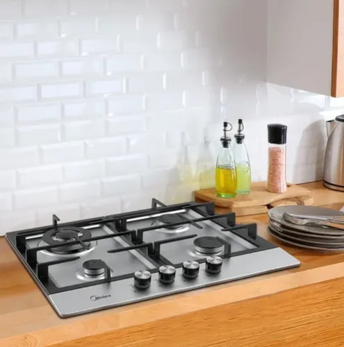VENDO COOKTOP EM INOX MIDEA