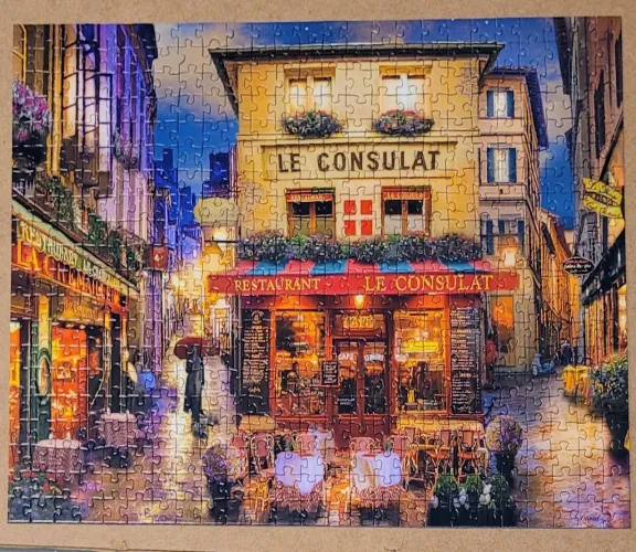 Quebra-cabeça 500 peças Café em Paris Grow