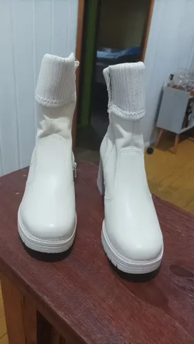 Bota Tratorada off white 37 