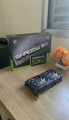 Placa de Vídeo MSI 5060 8GB Dual Fan - Garantia 1 Ano - Aceito PS5