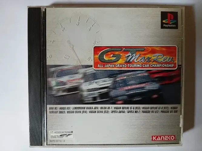 Game "GT Max Rev-All Japan Grand Touring Car Championship" para PS1 japonês