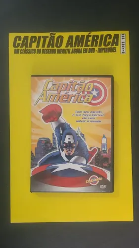 Dvd Capitão América: Desenho Animado Clássico Década De 60 (Usado)