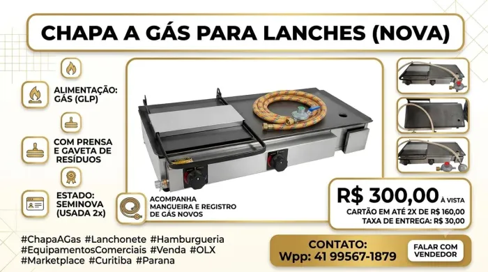 Chapa lanches