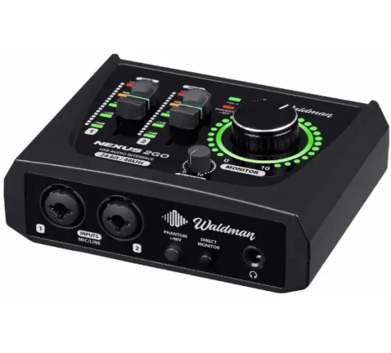 Interface de Áudio Waldman Nexus 2GO - Qualidade, Praticidade e Desempenho