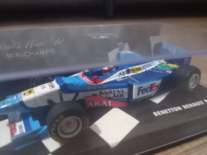 Miniatura F1 Benetton Renault B197 Jean Alesi 1:43