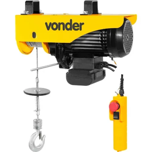Guincho elétrico para 0,3 tonelada (0,3 tf) / 0,6 tonelada (0,6 tf) GEV 600 Vonder