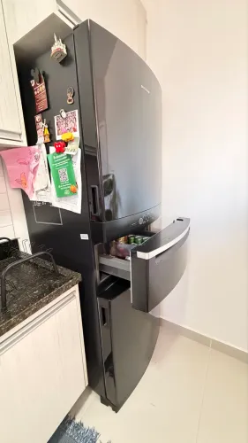 Geladeira Brastemp Preta Inverse