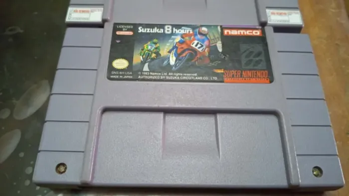Suzuka 8 Hour original e americano para super nintendo
