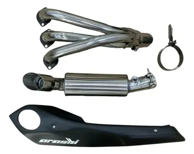 Escapamento Arashi Mt-09 Completo Inox 