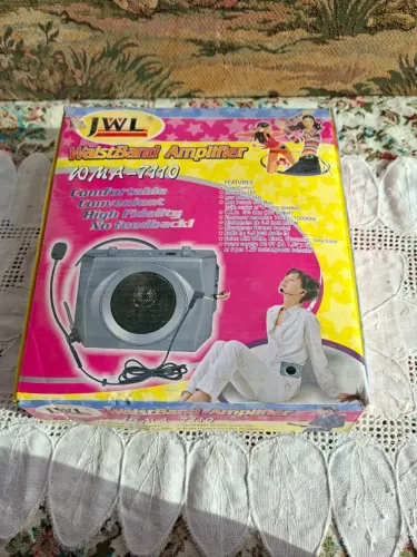 amplificador de voz portátil JWL WMA-7110 em sua embalagem original. SEM TESTE