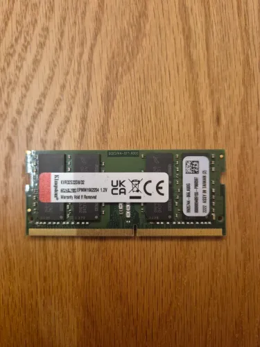 Memória RAM notebook 32gb 3200mhz kingston kvr32s22s8/32