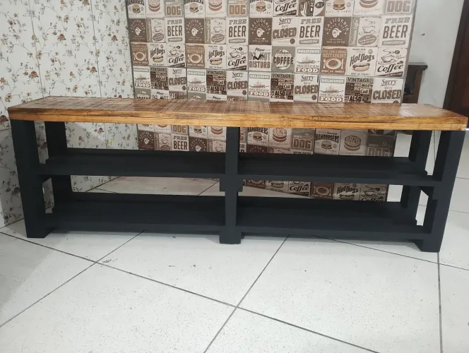 Banco sapateira e só bancos 1.50 metro comprimento x 30cm largura X 48cm altura