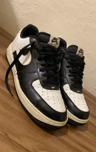 LINDO TÊNIS DA NIKE AIR FORCE 1 N42 - PRETO E BRANCO