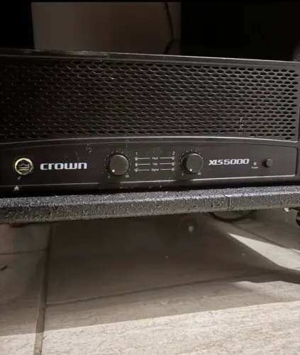 Amplificador potência crown 5000wrms