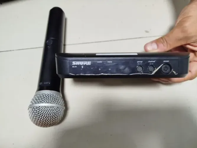Microfone Shure blx 4 Sem fio