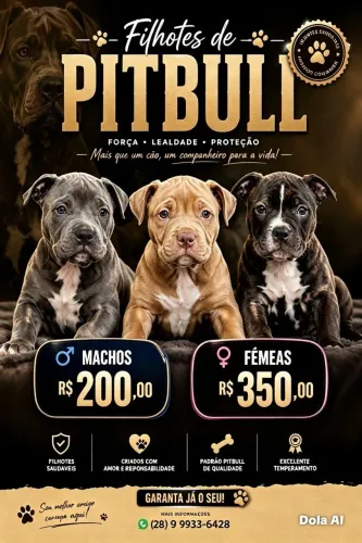 Filhote Pitbull