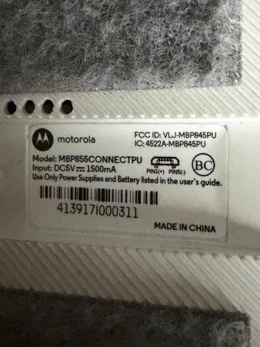 Baba eletronica motorola mbp855