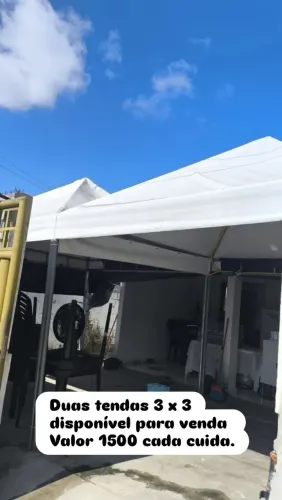 Tenda 3x3 com 6 meses de comprada 