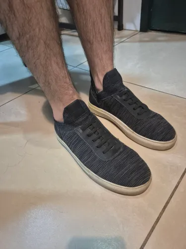 Tênis masculino side walk - Azul - 40