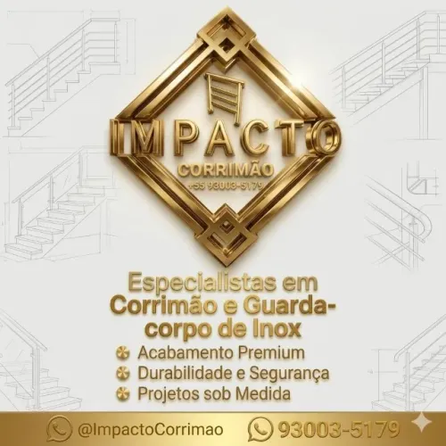 Corrimão De Inox para escada Residencial Sob medida