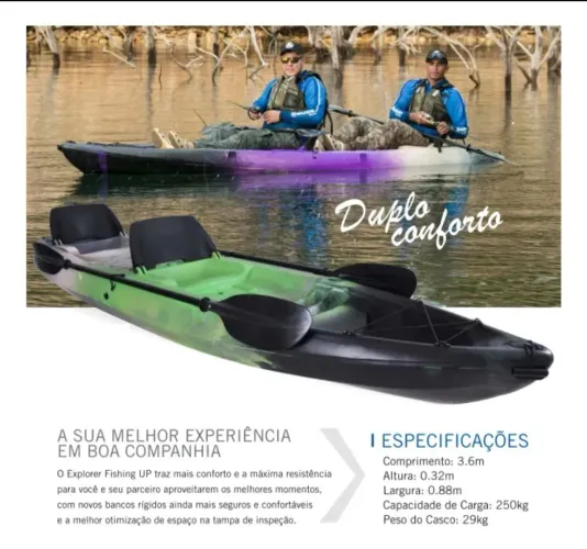  Caiaque Brudden Explorer Fishing UP Duas pessoas 