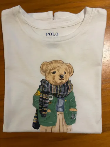 Camiseta polo Ralph Lauren Bear 14 anos novinha