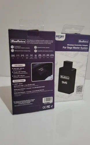 Adaptador Controle sem fio Blueretro para Saga Master System