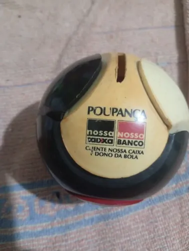cofre promocional antigo anos 80 nossa caixa
