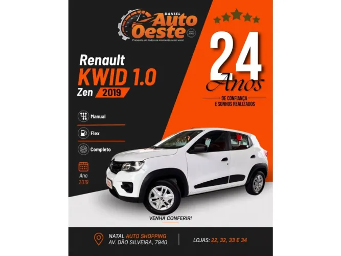 Renault Kwid 1.0 Zen 2019