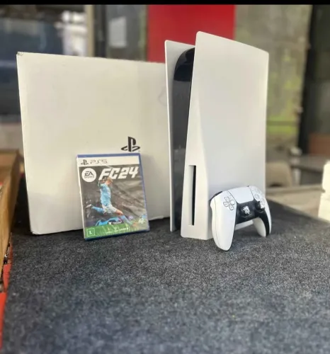 Ps5 com leitor semi novo + garantia 