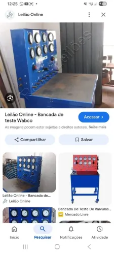 Bancada pneumática servo(wabco)