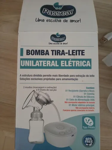 Bomba tira-leite elétrica 