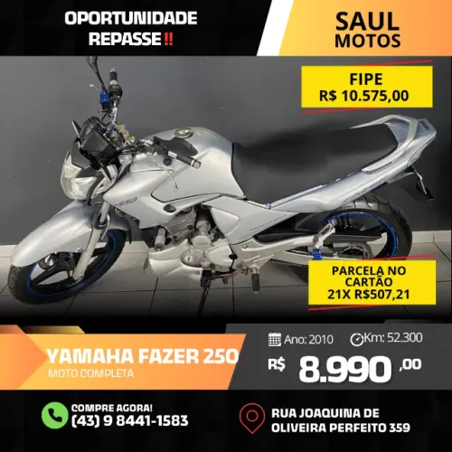 YAMAHA FAZER 250 - 2010