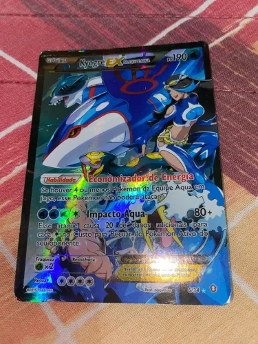 Kyogre EX Team Aqua 6/34 carta pokémon ACEITO OFERTAS!!