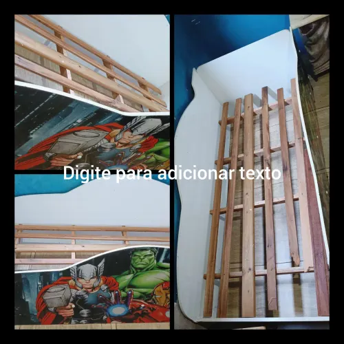 Cama Juvenil Carro - 1,54m x 73cm (sem colchão)