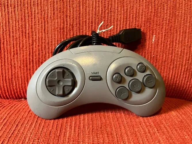 Controle Mega Drive Original Cinza