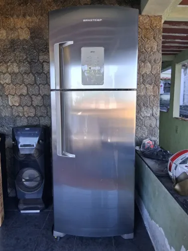 Geladeira Brastemp frost free inox grande